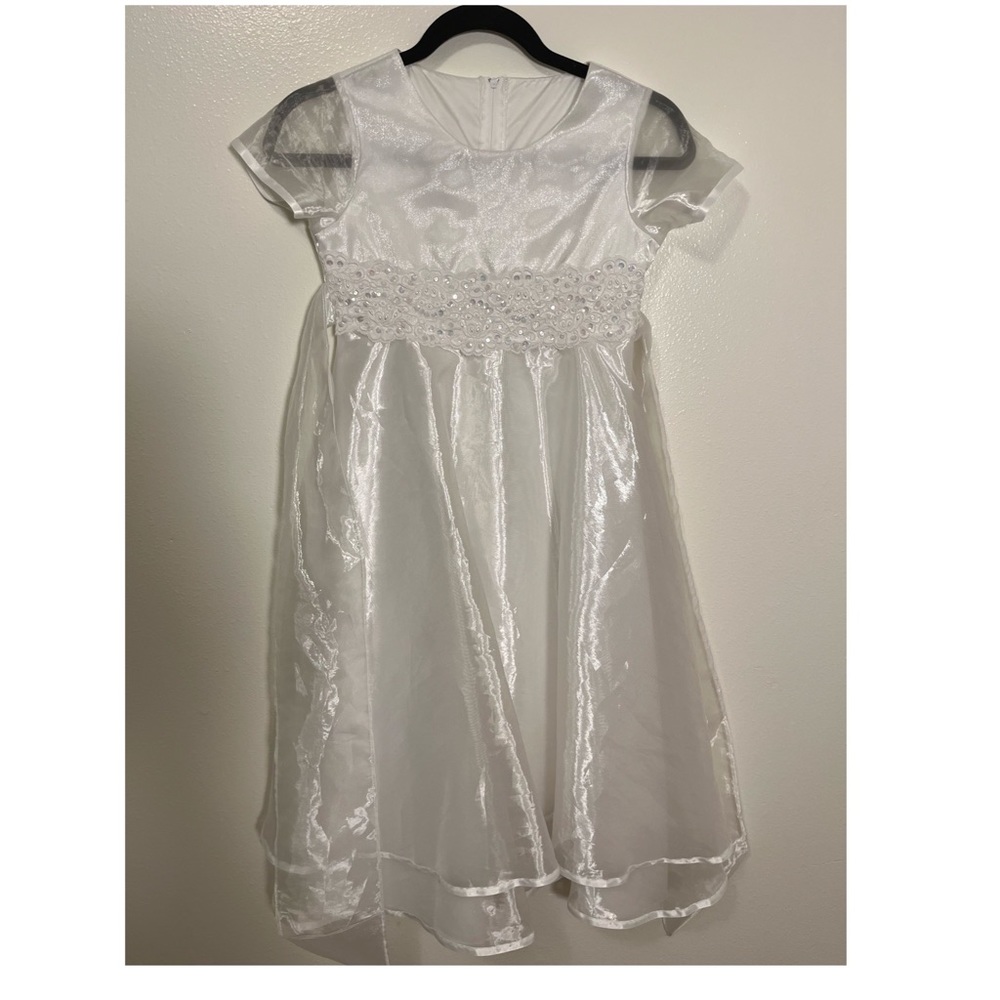 Girl’s White Dress